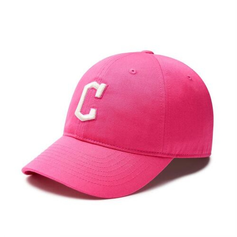 MLB N Cover Fit Slider Baseball Caps Pink | USA_MLB76245