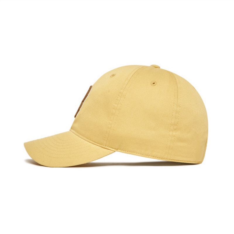 MLB N Cover Fit Slider Baseball Caps Yellow | USA_MLB91640