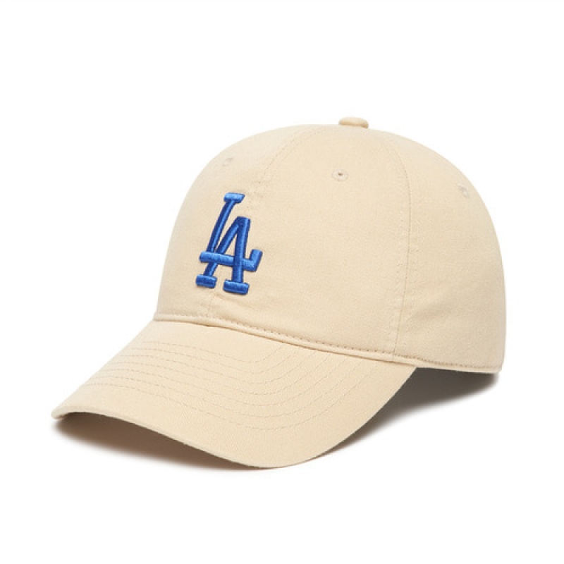 MLB N Cover Slider Baseball Caps Beige | USA_MLB83758