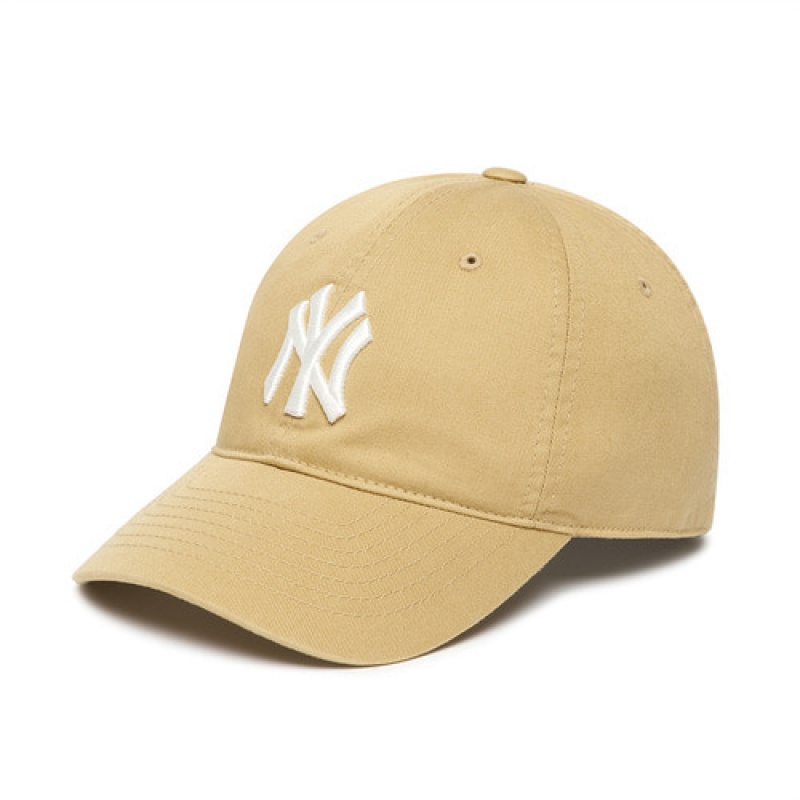 MLB N Cover Slider Baseball Caps Beige | USA_MLB68262