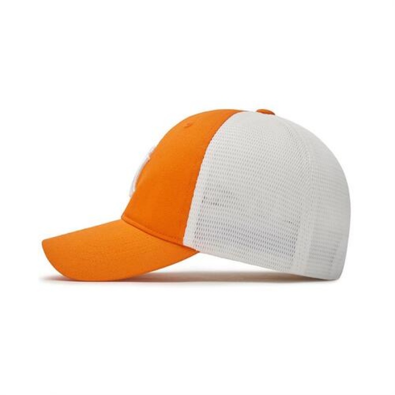 MLB New Cover Mesh Cap Orange | USA_MLB89202