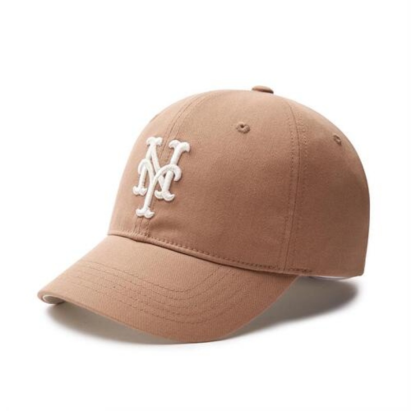 MLB New Fielder Unstructured Baseball Caps Beige | USA_MLB86301