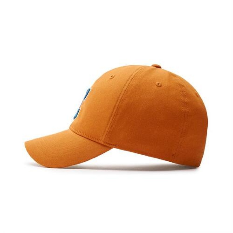 MLB New Fielder Unstructured Baseball Caps Orange | USA_MLB36242