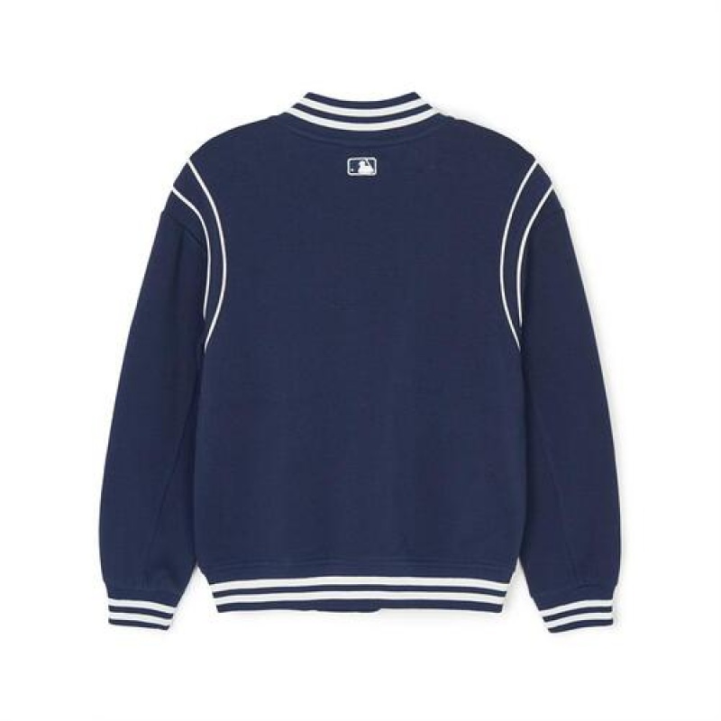 MLB New Varsity Jumper Outerwear Navy | USA_MLB46606