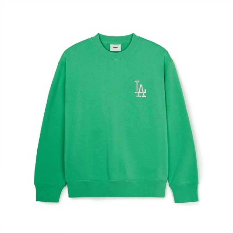 MLB Newyear Dragon Overfit Sweatshirts Green | USA_MLB78693