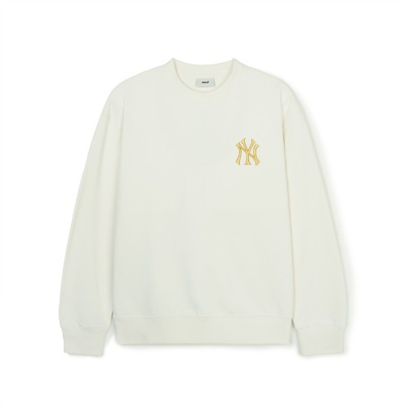 MLB Newyear Dragon Overfit Sweatshirts White | USA_MLB17756