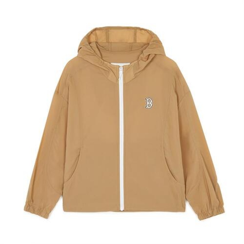 MLB Outdoor Hotsummer Wj Outerwear Beige | USA_MLB46386