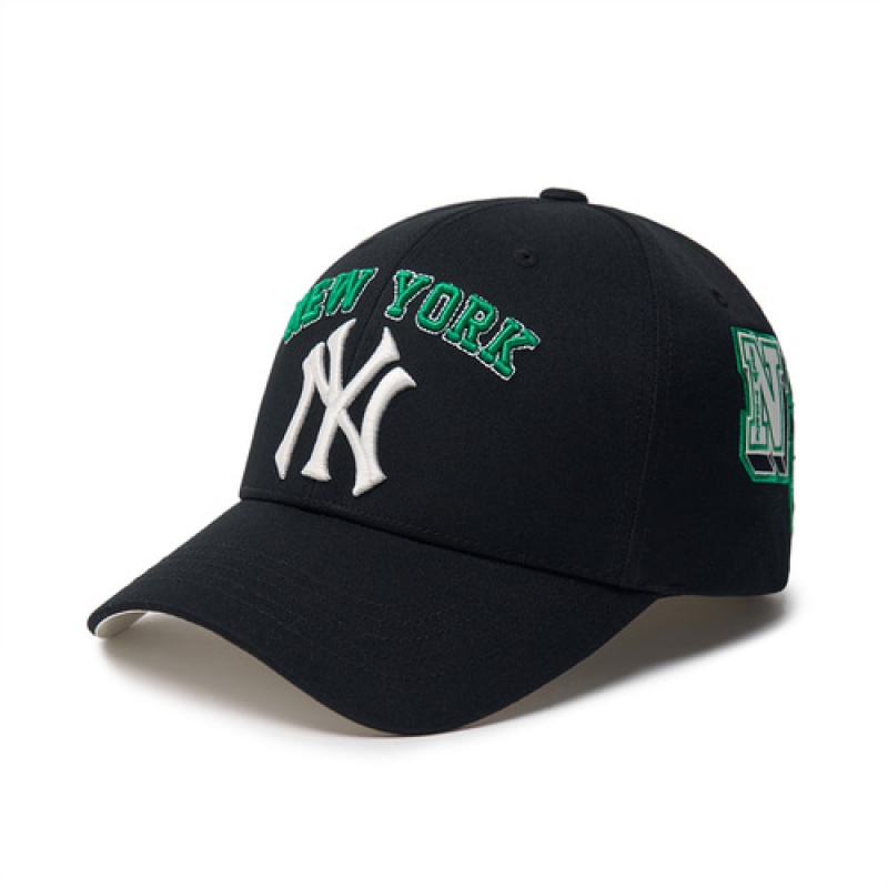 MLB Pop Varsity Structured Baseball Caps Black | USA_MLB94077