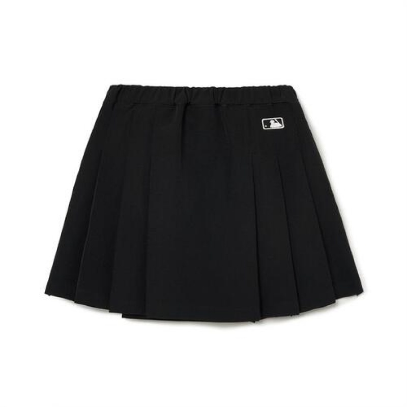 MLB Premium Basic Skirt Bottoms Black | USA_MLB11817