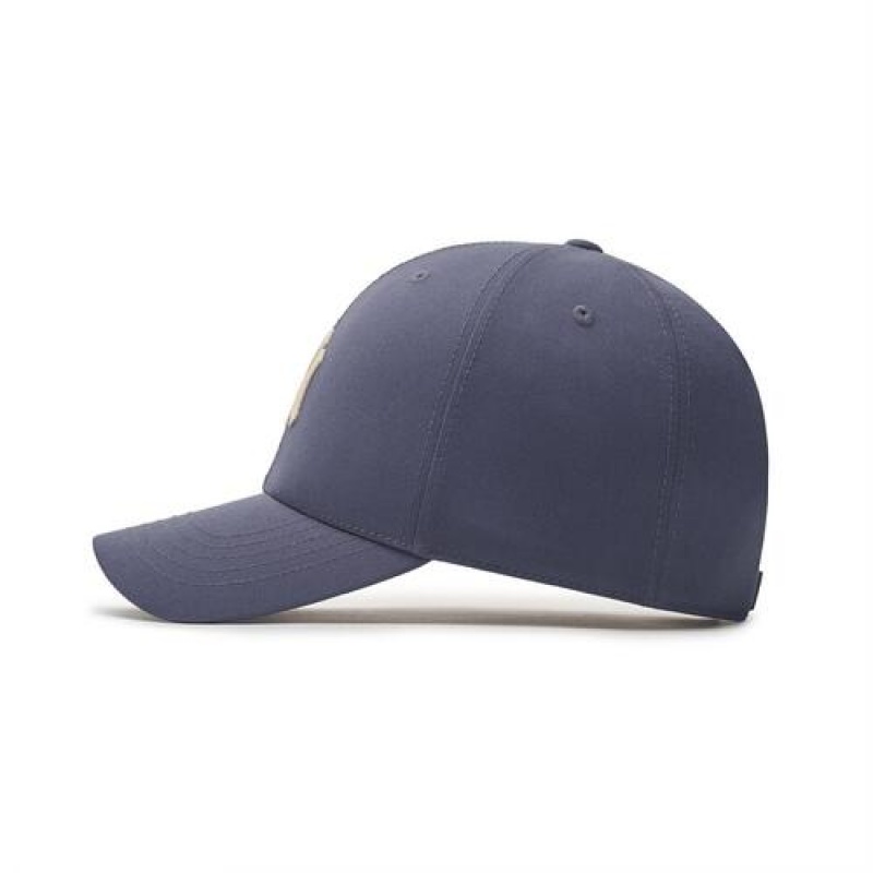 MLB Premium Basic Small Logo Structured Baseball Caps Grey | USA_MLB26009