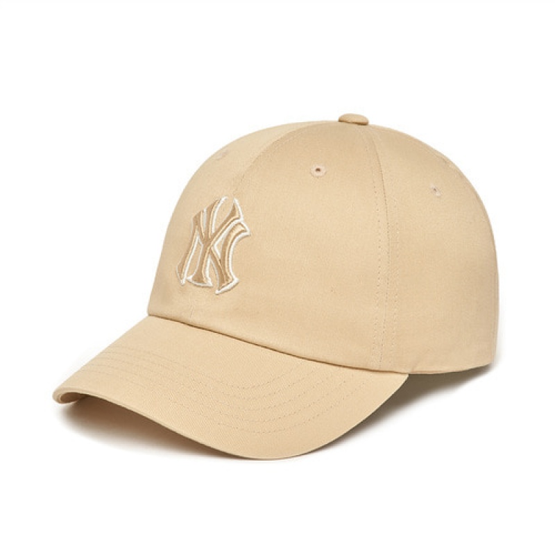 MLB Rookie Unstructured Baseball Caps Beige | USA_MLB41989