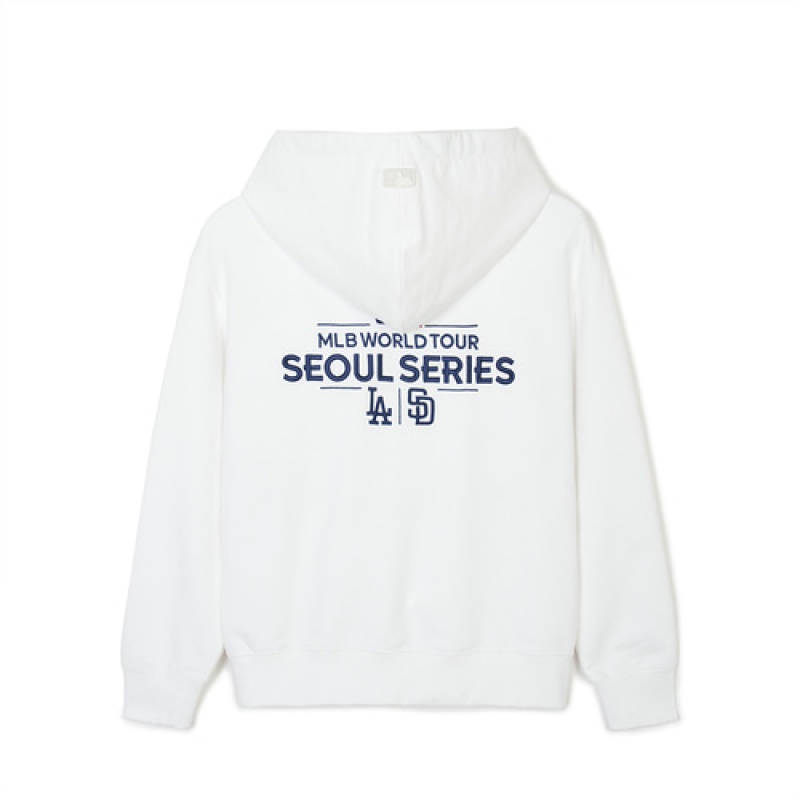 MLB Seoul Series Dual Logo La Sd Hoodie White | USA_MLB17338