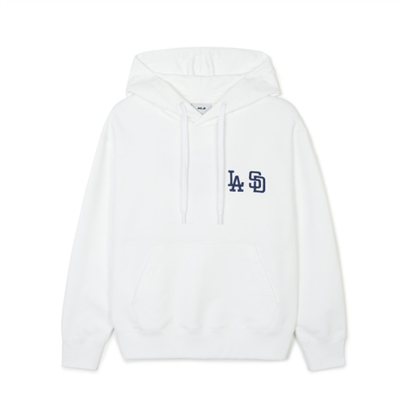 MLB Seoul Series Dual Logo La Sd Hoodie White | USA_MLB17338