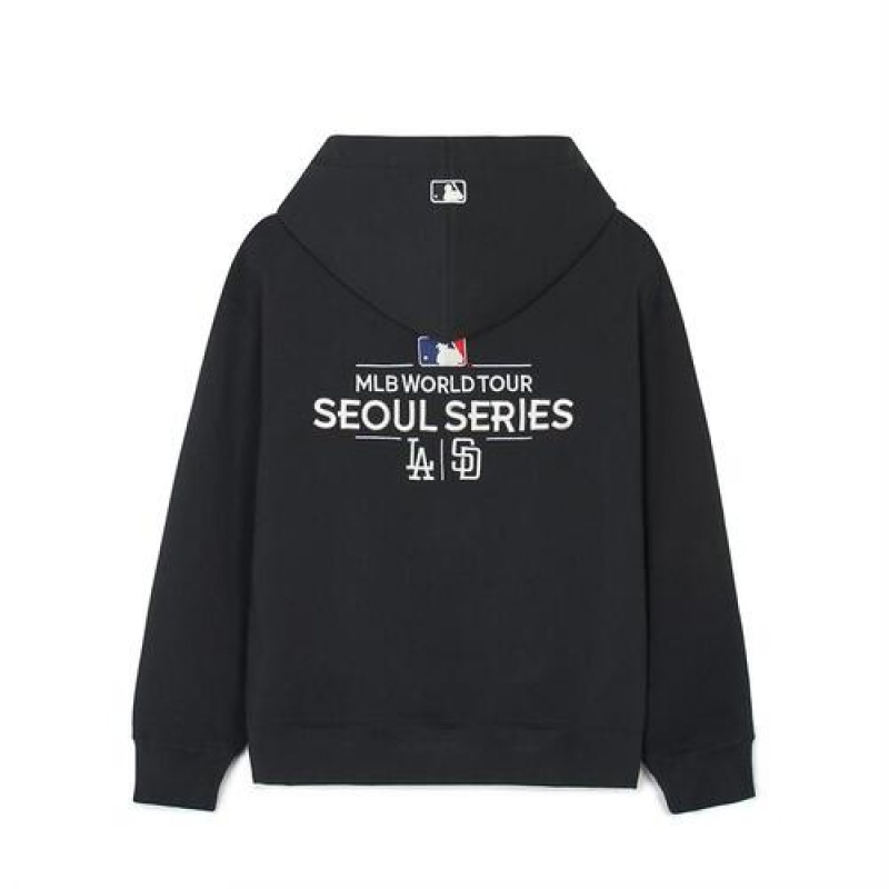 MLB Seoul Series Dual Logo La Sd Hoodie Black | USA_MLB33801