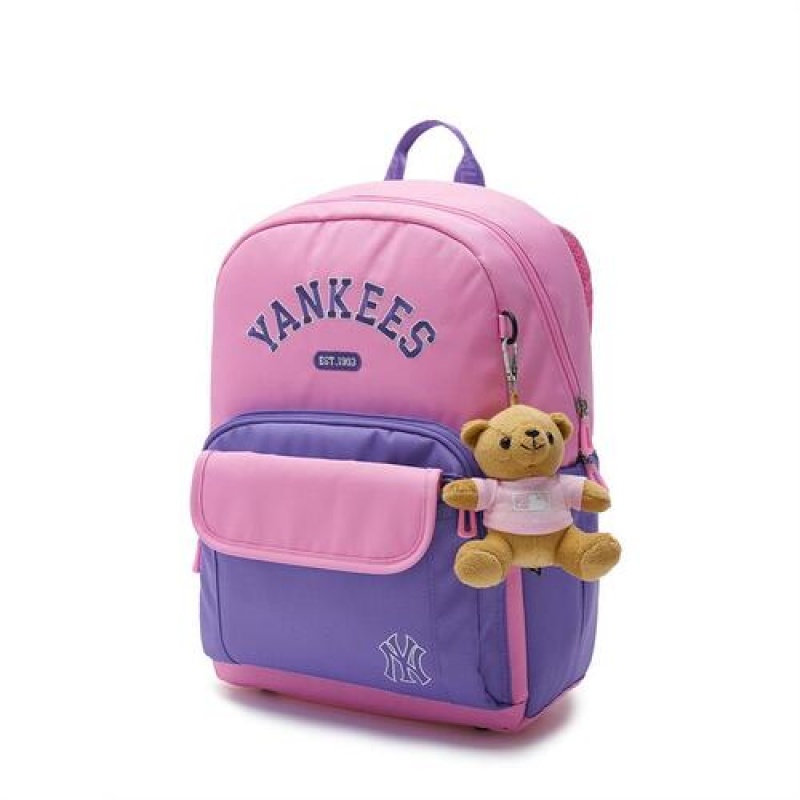 MLB Varsity 2 Way School Bag Accessories Pink | USA_MLB97688