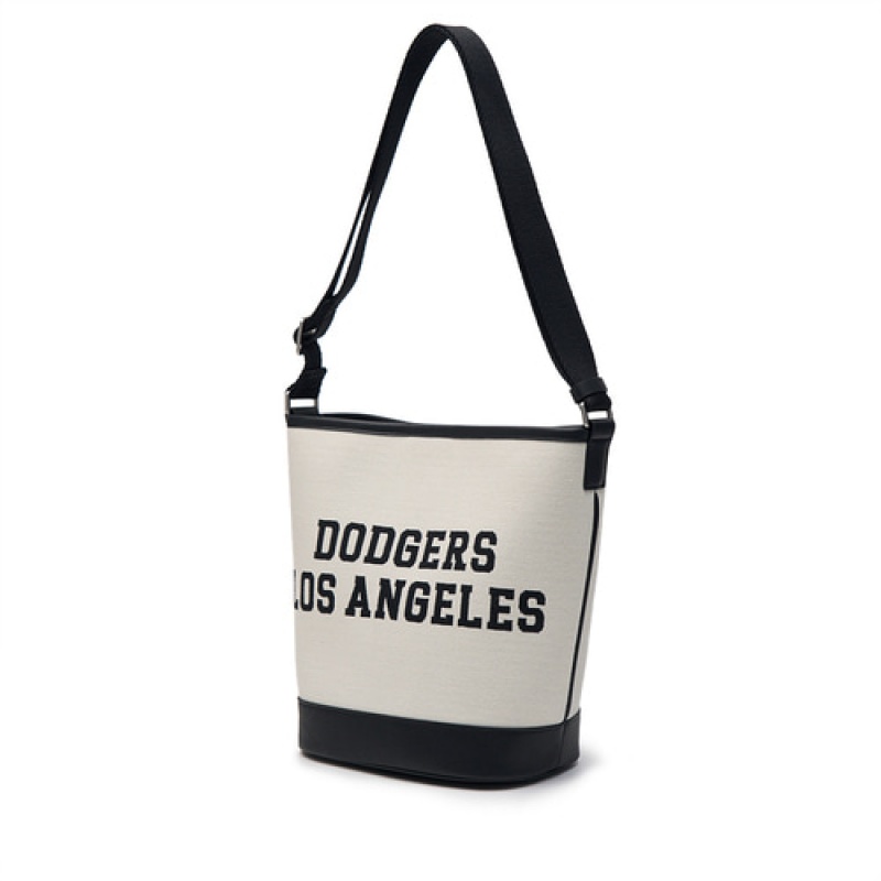 MLB Varsity Jacquard Canvas Crossbody Bags White | USA_MLB12508