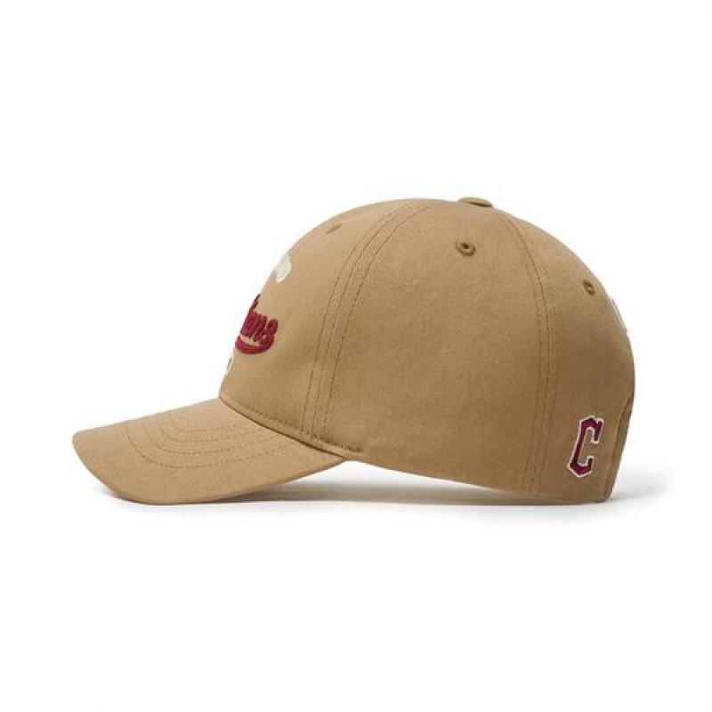 MLB Varsity Lettering Cap Beige | USA_MLB74551