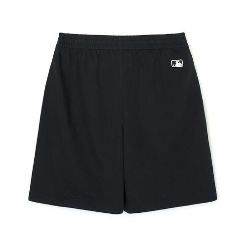 MLB Varsity Logo 9in Shorts Bottoms Black | USA_MLB83473