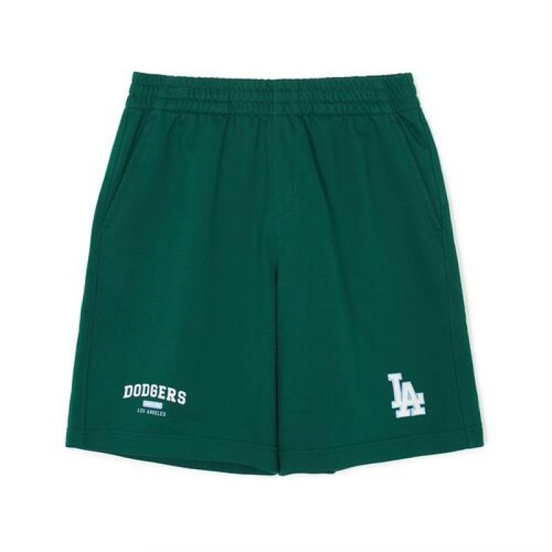 MLB Varsity Logo 9in Shorts Bottoms Green | USA_MLB86790