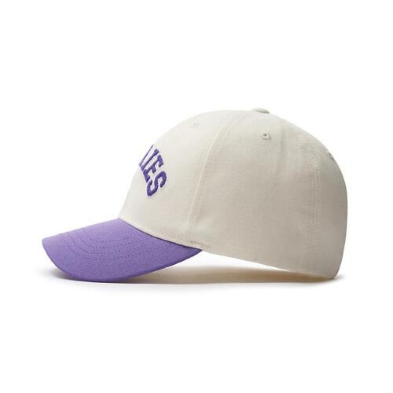 MLB Varsity Logo Cap White / Purple | USA_MLB62173