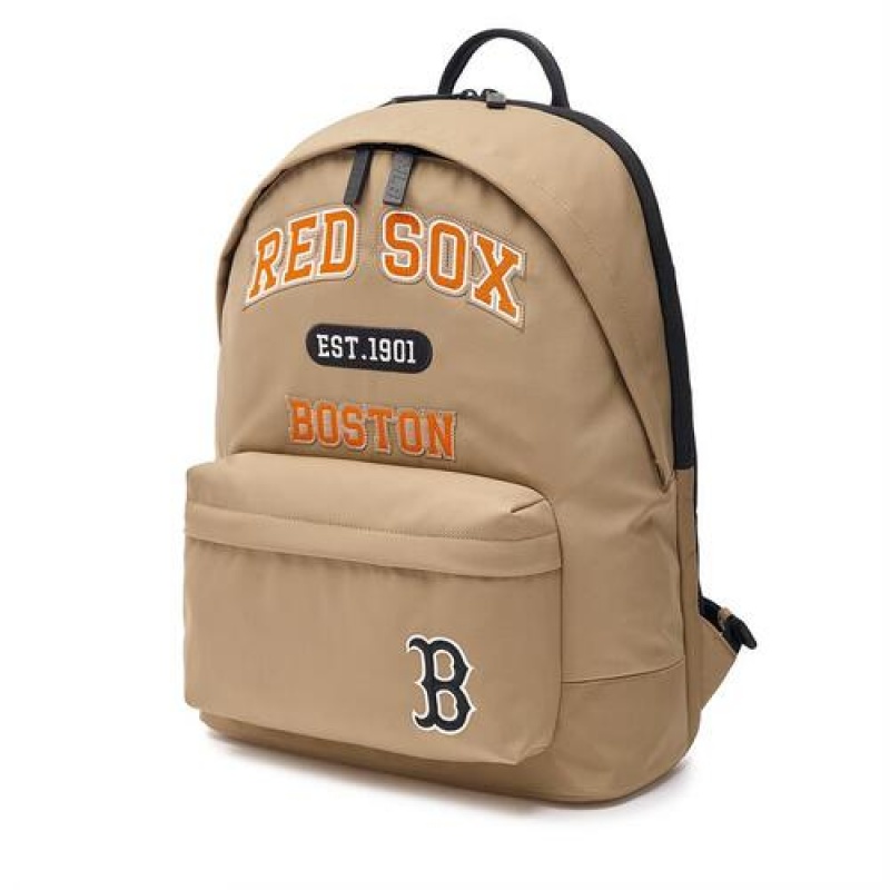 MLB Varsity Nylon Backpacks Brown | USA_MLB27982