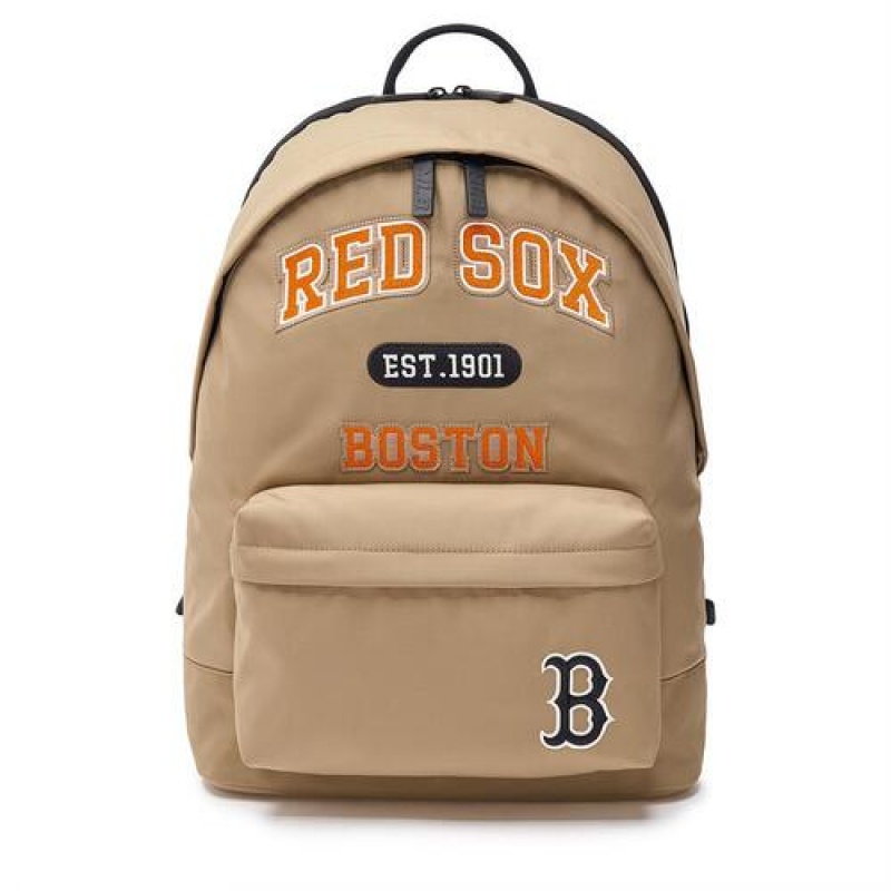 MLB Varsity Nylon Backpacks Brown | USA_MLB27982