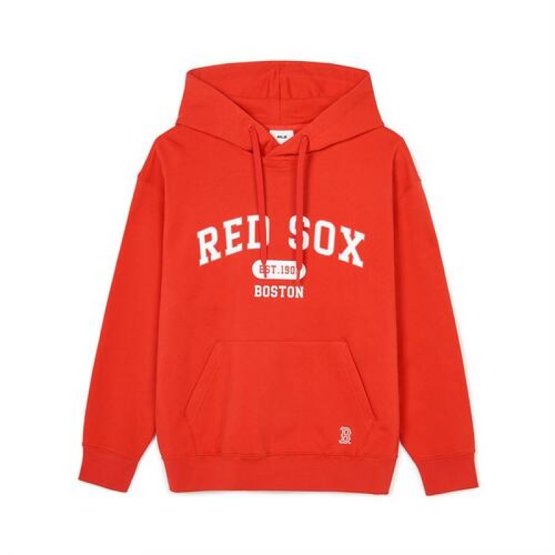 MLB Varsity Over Fit Hoodie Red | USA_MLB88922