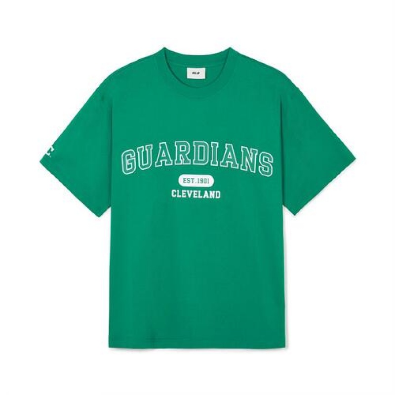 MLB Varsity Over Fit T Shirts Green | USA_MLB23126