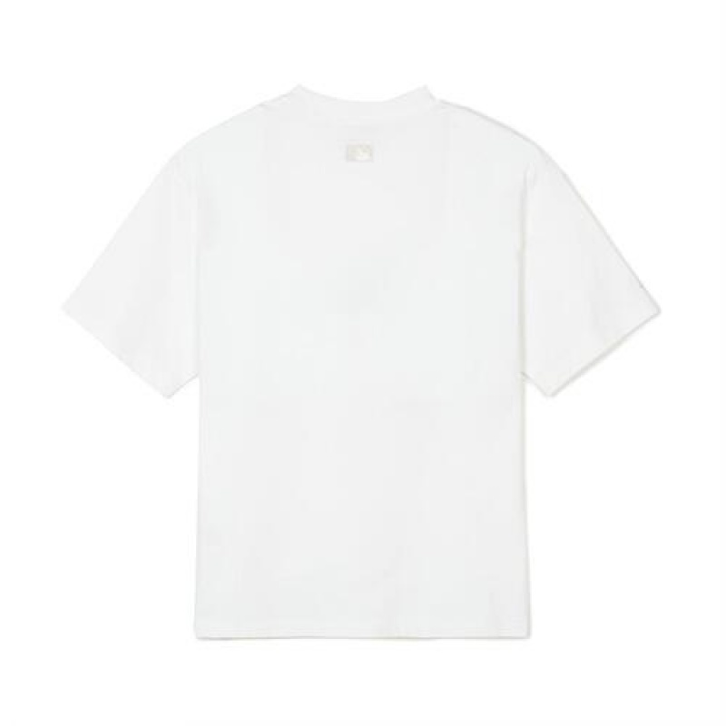 MLB Varsity Over Fit T Shirts White | USA_MLB69892