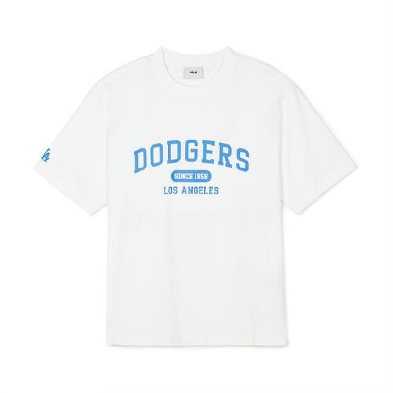 MLB Varsity Over Fit T Shirts White | USA_MLB69892