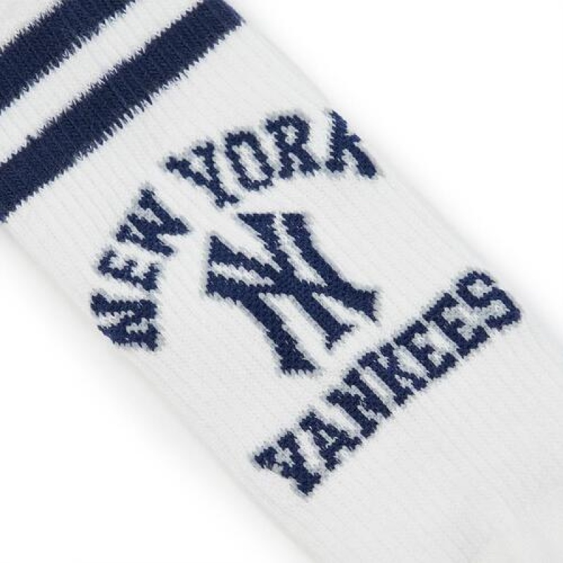 MLB Varsity Point Skate Socks Accessories Navy | USA_MLB54541