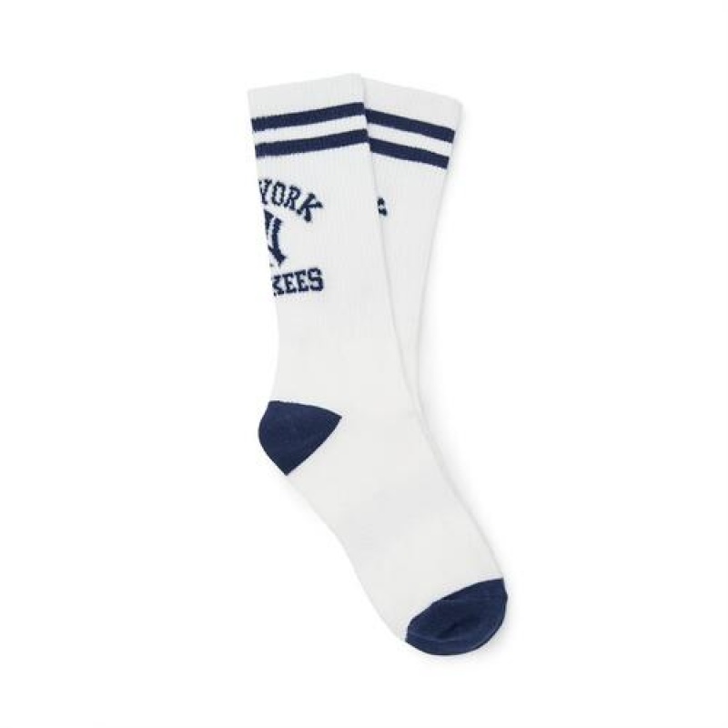 MLB Varsity Point Skate Socks Accessories Navy | USA_MLB54541