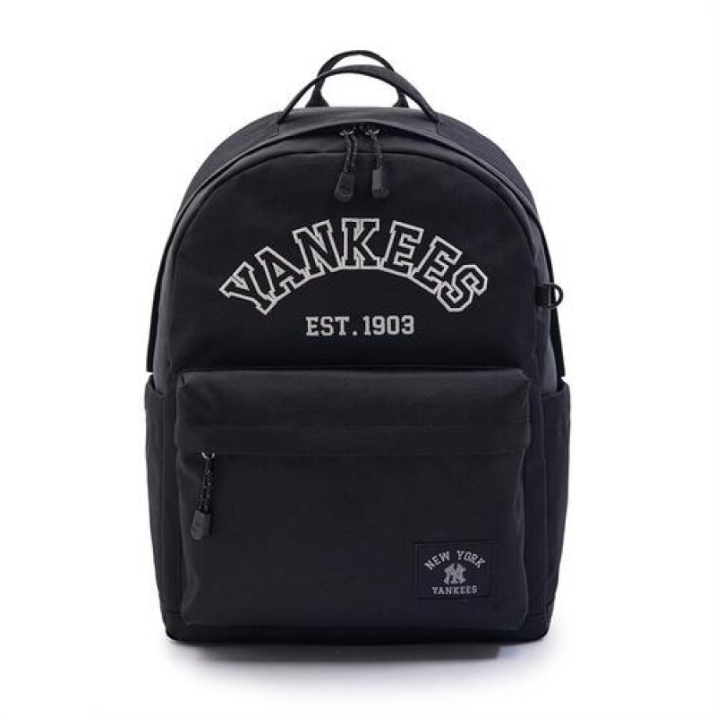 MLB Varsity School Bag Accessories Black | USA_MLB71780