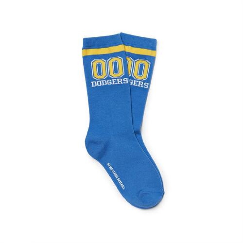 MLB Varsity Skate Socks Accessories Blue | USA_MLB77426