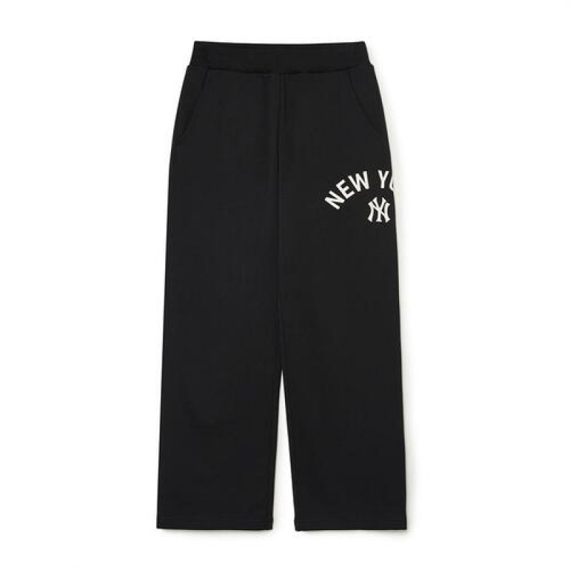 MLB Varsity Sweat Pants Bottoms Black | USA_MLB86584