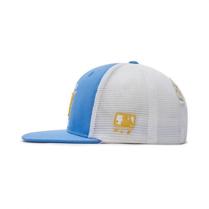 MLB Varsity Trucker Snapback Cap Blue | USA_MLB85723