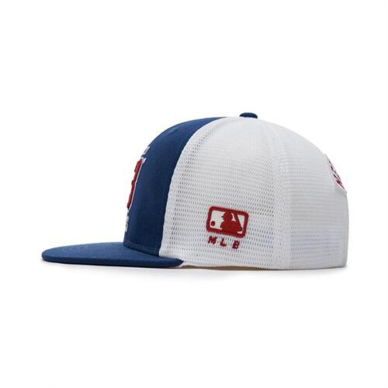 MLB Varsity Trucker Snapback Cap Navy | USA_MLB30760