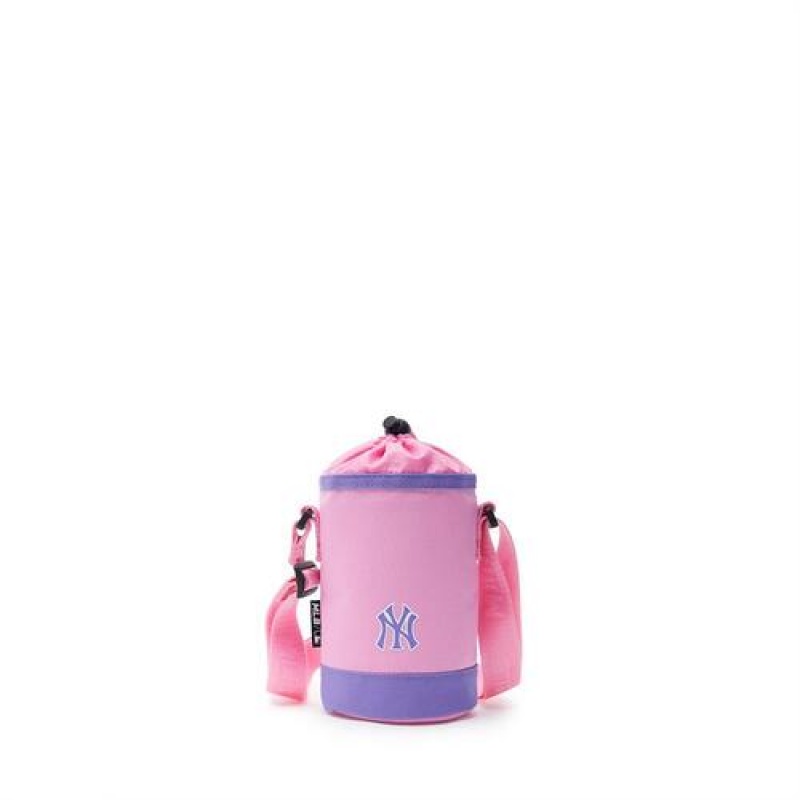 MLB Varsity Water Bottle Bag Accessories Pink | USA_MLB50717