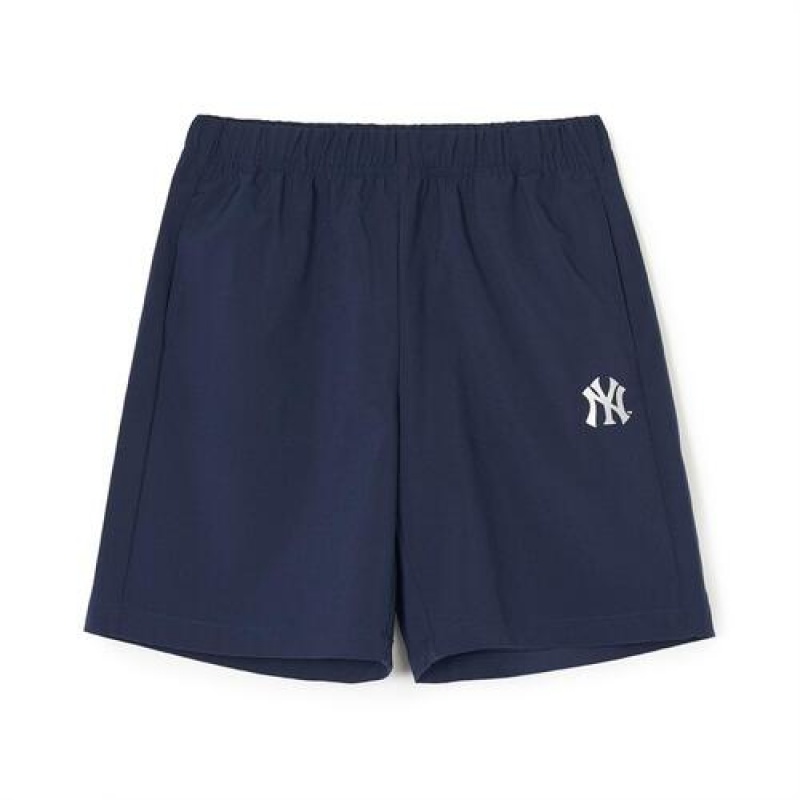 MLB Varsity Woven Shorts Bottoms Navy | USA_MLB41290