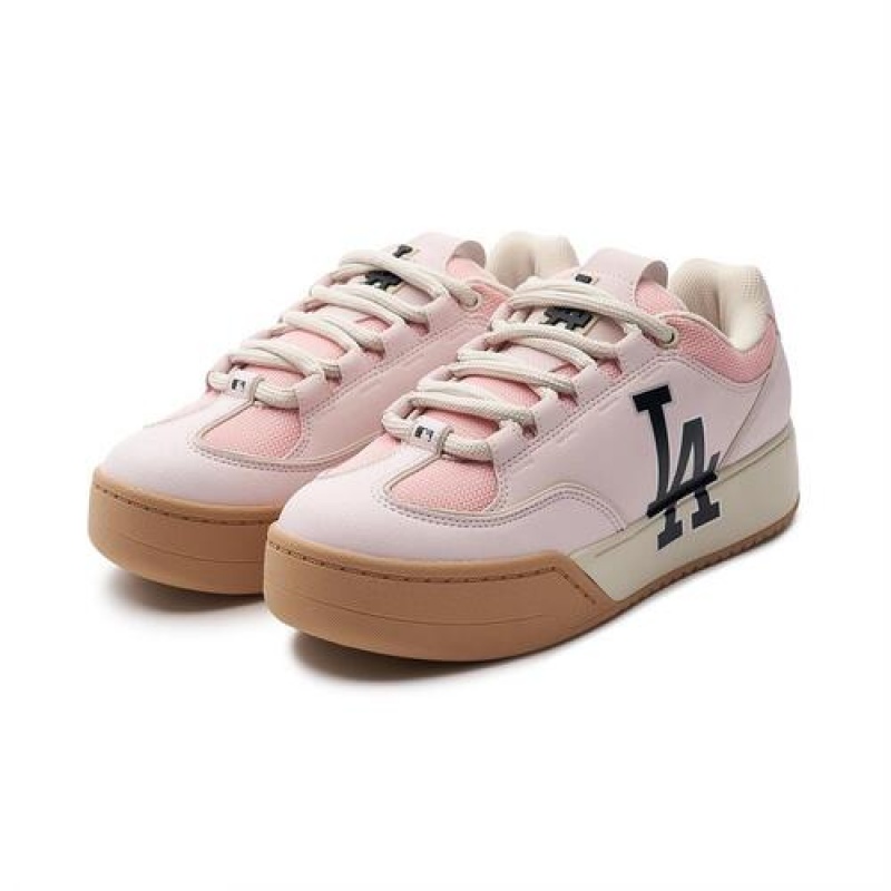 MLB Wide Los Angeles Dodgers Chunky Jogger Pink | USA_MLB17721