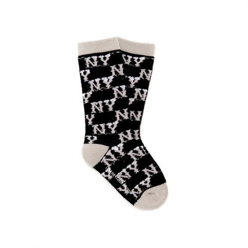 MLB Winter Monogram Board Socks Accessories Black | USA_MLB24136