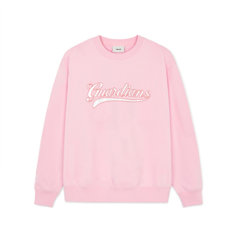 MLB Women Varsity Overfit Sweatshirts Pink | USA_MLB74143