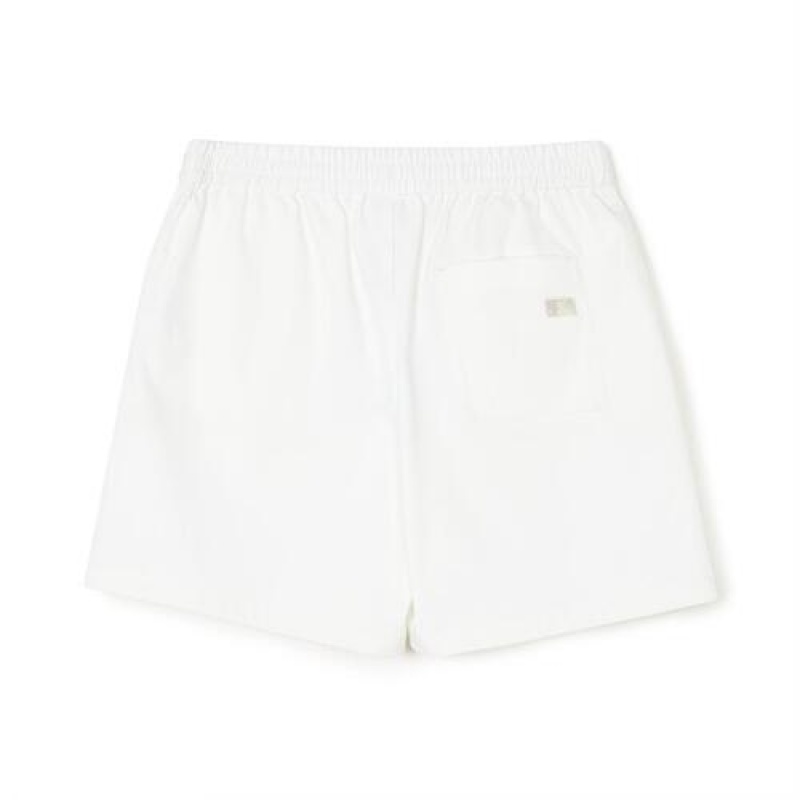 MLB Women`s Basic Cotton Touch 5.5in Woven Shorts Bottoms White | USA_MLB37802