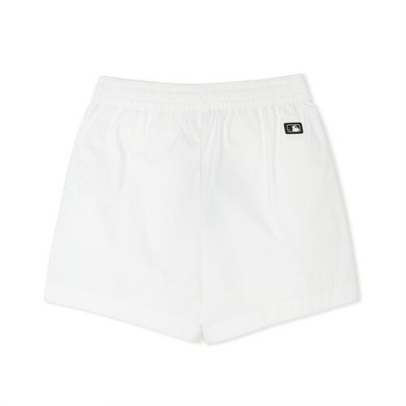 MLB Women`s Sportive Varsity 4in Woven Shorts Bottoms White | USA_MLB60138