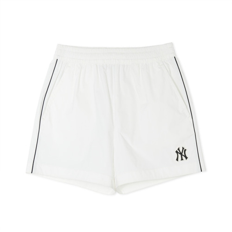 MLB Women`s Sportive Varsity 4in Woven Shorts Bottoms White | USA_MLB60138