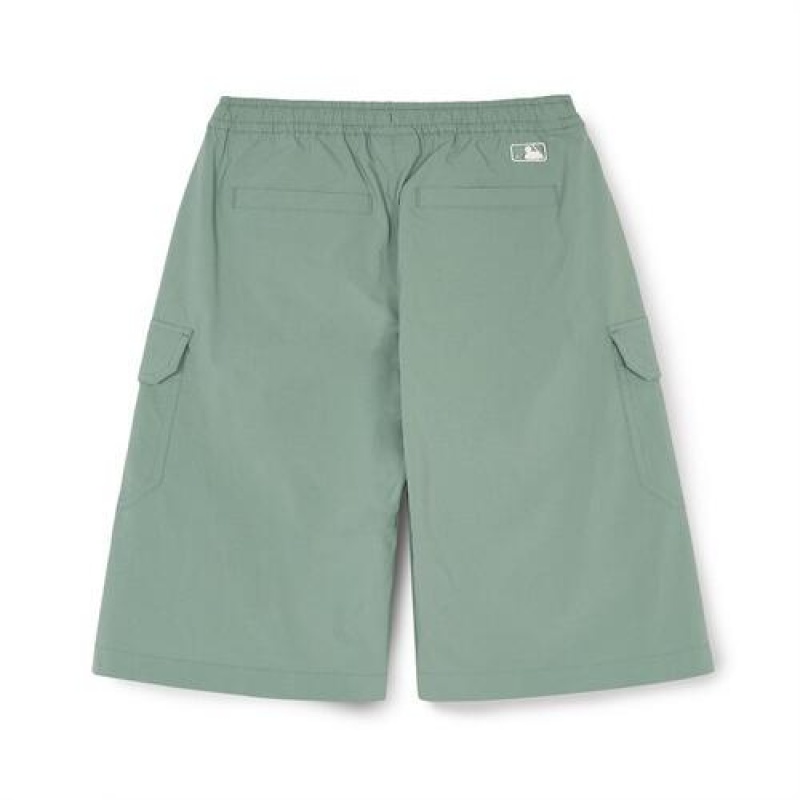 MLB Woven Cargo Pants Bottoms Green | USA_MLB86560