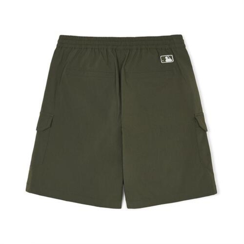 MLB Woven Cargo Shorts Bottoms Green | USA_MLB44886