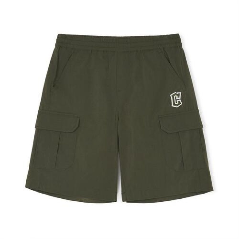 MLB Woven Cargo Shorts Bottoms Green | USA_MLB44886